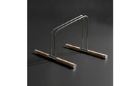 Bike Stand with Wooden Rails Non-Slip Indoor Bike Floor Stand Freestanding Bike Parking Rack for Cyclists, Apartment, Living Room, Garage