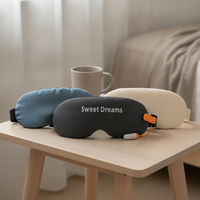 Noise-Canceling Sleep Mask with Integrated Earplugs for Travel and Napping