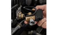 Single Port Pressure Washer Stop-Switch Compact Pressure Washer Switch with Brass Valve Heavy Duty Aftermarket Upgrade Component Corrosion-Resistant for DIYers