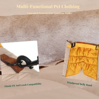 Dog Clothes Snug Vest for Small Dogs Outdoor