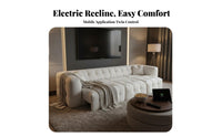 Electric Tufted Sofa Bed Adjustable Backrest Transformable Recliner Bed App Handheld Controller Control Living Room Furniture for Families