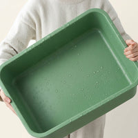 Stainless Steel Open Litter Tray, Metal Tray for Indoor Use, Easy Clean Multi-Cat Home Solution