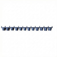Flat Mounting Base Conductive Rubber Key Strip Dark Blue-Black Keyboard Connection Strip Flexible Rubber Key Contacts