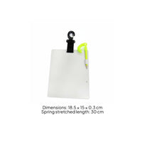 Reusable Diving Writing Slate with Writing Instrument Luminescent in the Dark Diving Slate for Technical Divers