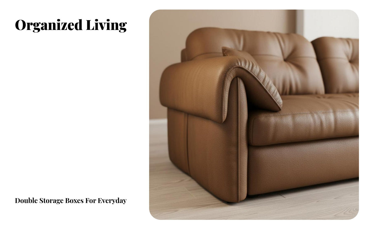 2-in-1 Design Pull-convertible Sleeper Sofa Space-Saving Wavy Backrest Pull-convertible Bed Foldable transformable Couch mid-centurymid-century-modern Modern aesthetic for Small Apartment Dwellers, Guest Hosts, Homeowners, Studio Flat, Home Office