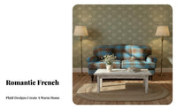 Removable and cleanable Cover Red Plaid Settee French Country aesthetic Upholstered 2-Seater Vintage Inspired Sofa Comfortable Cushioning for Guesthouse Owners, Interior Decorators, Photography Studio, Small Spaces, Bedroom, Apartment