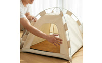All Seasons Cat Tent House Washable Enclosed Pet Bed Breathable Foldable Cat Tent Stable Structure for Cats, Kittens, Travel, Camping