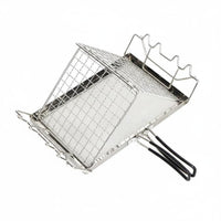 Foldable Portable Outdoor Bread Toaster Compact Folding Camping Toaster Easy to Stow Camping Toast Grill Even Heating for Campers