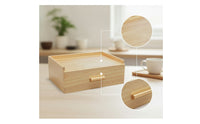 Space-Saving Tea Bag Organizer with Drawer Compact Tea Organizer with Drawer Slim Sturdy for Kitchen Countertop