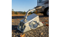 Galvanized Trailer Jack Clamp Heavy Duty Trailer Jack Bracket Manual Mounting Bracket Silver-Colored for Towing