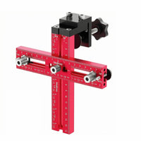 Cabinet Hardware Drilling Positioning Guide Two-Way Scale Drawer Handle Positioning Fixture Knob Hole Template Hex Key Included