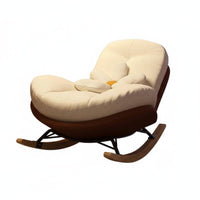 hush Non-Slip gliders Upholstered Rocking Chair Ergonomic Design Upholstered glider High spinerest Recliner Sturdy Frame for Homeowners, New Mothers, Balcony, Bedroom, Living Room, study corner