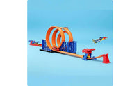 DIY Track Set Easy to Assemble Pull Pull-Back Vehicle Track Set Multi Mode for Children