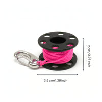 Mini Spool Pendant Lightweight Spool Charm with Clip Compact Charm Pendant for Students, Backpacks, Bags