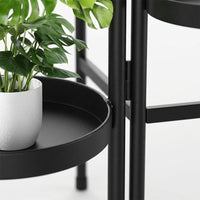 Corner Shelf Plant Stand for Multiple Pots, Multi-Tier Plant Stands Indoor Display Stand, Metal Plant Pot Stand Indoor, Foldable Iron Art Design
