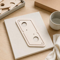 Leather Cutting Die Locating Posts Handcraft Cutting Template Circular Cutouts Craft Tool for DIY