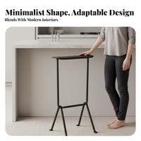 mechanical Design Hammered Frame High Stool Comfortable Footrest Counter Chair Minimalist Aesthetic Household Seating Ergonomic Backrest for Home Bar, Dining Room