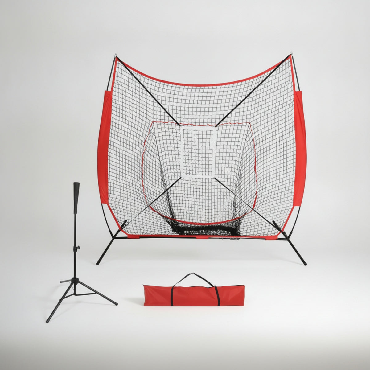Batting Net with Target Indoor Baseball Practice Net with Bag Baseball Backstop Outdoor Stable for Batters, Backyard