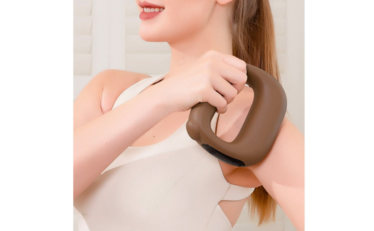 Vibrating Fascial Loop High-Frequency Oscillation Handheld Percussion Massager Heated Deep Tissue Massager Portable Design