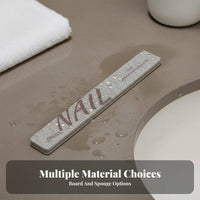Nail File Washable Nail Shapes, Smooths, and Shines Fingernail Shaping Tool for DIY Manicure Enthusiasts, Beginners, Home, Travel