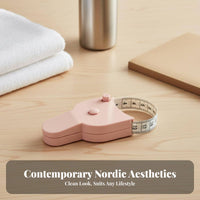 Retractable Body Tape Measure Push-Button Retraction Waist Circumference Tape Single-Hand Fitness Equipment for Dieters, Tailors, Gym, Crafting