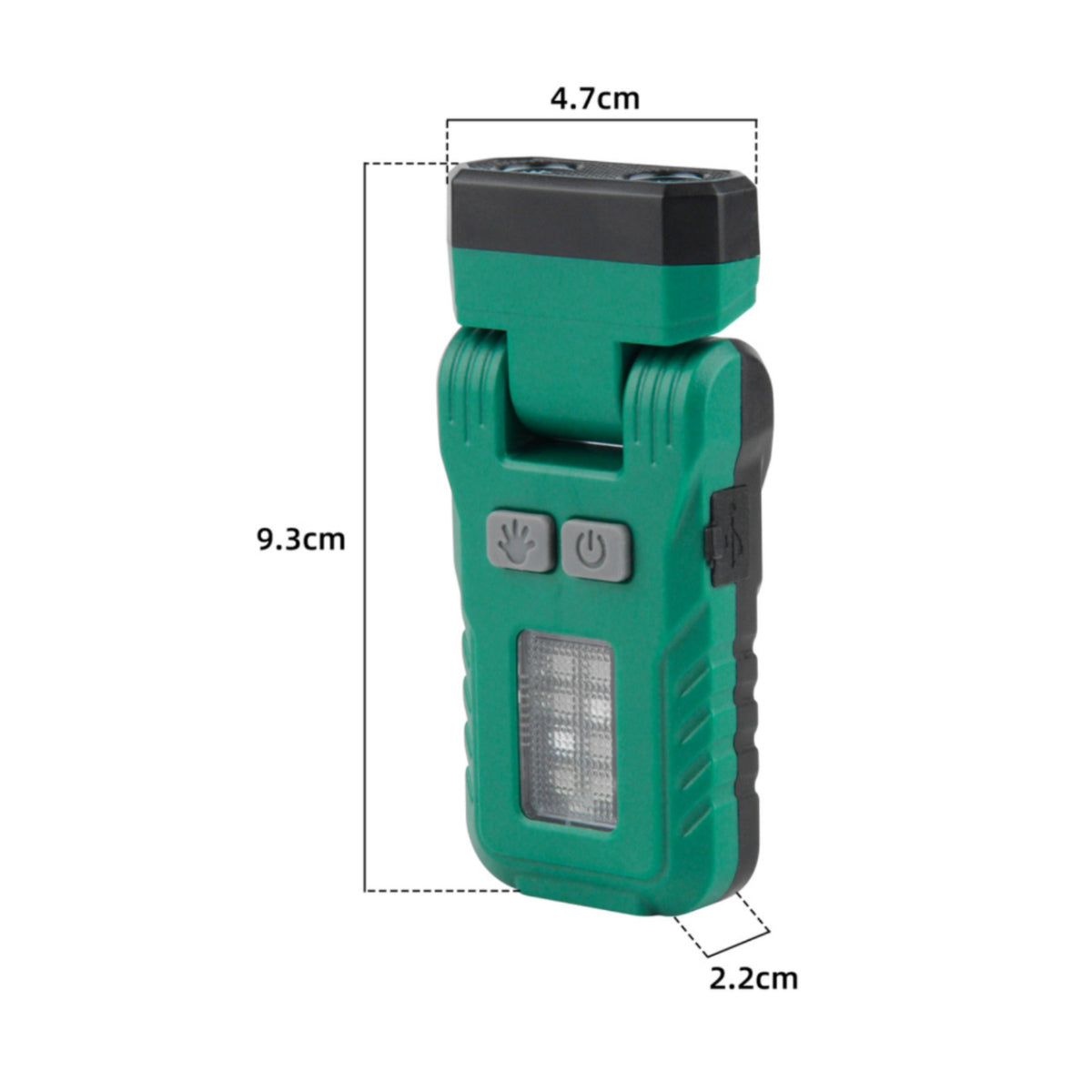 Fishing Headlamp Motion Sensor Cap Clip Flashlight Hands-Hands-Off
