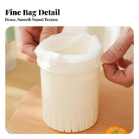 Fridge Safe Yogurt Filter Press Multi-Purpose Yogurt Press Filter Dustproof Lid Whey Separator Easy to Clean for Health Enthusiasts, Home Cooks
