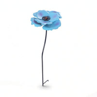 Garden Metal Stake Decorative Garden Stake Featuring a Floral Head charm for Gardeners