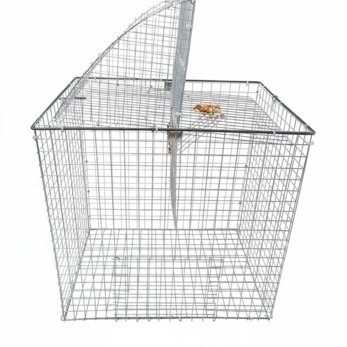 Skylight Design Pigeon Capture Device Enclosure Heavy-Duty Wire Single-Way Entrance Bird Capture Device Sturdy Metal Frame