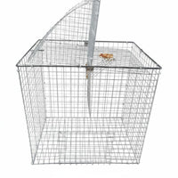 Skylight Design Pigeon Capture Device Enclosure Heavy-Duty Wire Single-Way Entrance Bird Capture Device Sturdy Metal Frame