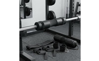 Stitched Barbell Shoulder Pad Encircling Foam Barbell Pad Textured Squat Bar Cushion Storage Bag