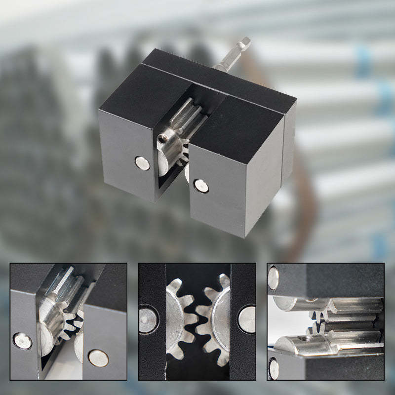 Metal Pipe Crimper with Drill Drive