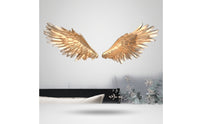 Angel Wings Wall Decor 3D Wing Wall Decor Sculpted Layered for Homeowners, Living Room, Bedroom