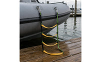 Hanging Boat Ladder Stitched Marine Boarding Ladder Metal Clips Water Gear for Inflatable Boats, Yachts, Watercraft