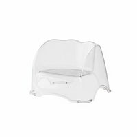 Thickened Design Cartoon Backrest Stool Anti-Slip Feet low-height child's Chair Easy to Clean kids' Furniture Rounded perimeters for young children, Preschoolers, Parents, Bathroom, Daycare, Preschool, Playroom