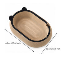 Sisal Cat Scratcher with Ball High Quality Cat Scratching Board with Toy Natural