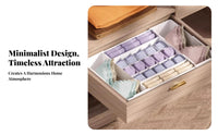 Adjustable Compartment Box Space Saving Drawer Organizer Stackable for Wardrobe