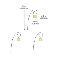 3 Pieces Garden Ornament Adorable Garden Hanger Handmade Style for Lawn, Flower Pot