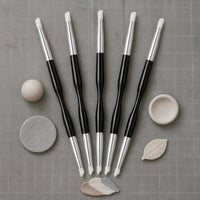 5-Piece Silicone Pen Set for Nail Art, Clay Sculpting, and Crafting