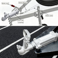Australian Style Overrun Brake 1-7/8" Trailer Ball Coupler Cover, Off-Road Towing Accessories