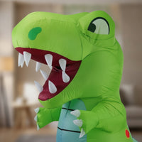 Inflatable Dinosaur Costume Full Body Inflatable Dinosaur Costume-Easy to Inflate for Children, Halloween, Stage Performances