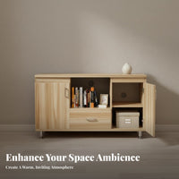 Contemporary Television Cabinet Compact Floor TV Cabinet Sturdy Construction Small Entertainment Center with Versatile Storage and Durable Material Suitable for Gift Giving Home Decoration Bedroom Organization Living Room Furniture Hallway Storage