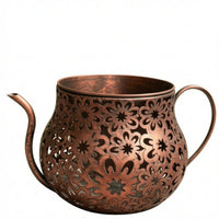 Watering Can Planter Rustic Planter with Handle Perforated Watering Can with Long Spout for Garden, Indoor