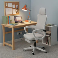 Ergonomic Office Chair Support Reclining Computer Chair with Footrest for Students, Streamers, Dorm Room
