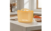 Silicone Tote Waterproof Tote Bag with Handle Translucent Silicone Bag for Beach, Pool, Travel