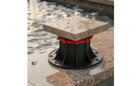 Easy to Install Adjustable Deck Pedestal Long-Lasting Adjustable Pedestal Support Heavy Duty Height Adjust Deck Support High Load Capacity for Fountain Area, Balcony