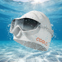 No Leak Swimming Goggles with Swim Cap Mirror-Coated Eyewear Set Panoramic Eyewear Comfortable for Adults
