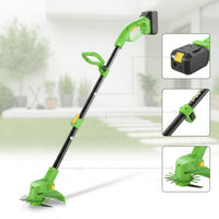 Telescoping String Trimmer with Battery and Charger Adjustable-Angle Cordless String Trimmer Electric Garden Tool Lightweight for Homeowners