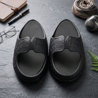Curved-Sole Slippers Contoured Slip-on Slippers Open-Toe for Home