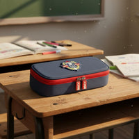 Pencil Case British Design Large Capacity Pen Bag Washable Multi Compartment Stationery Bag for Children